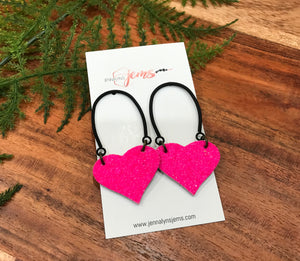 Arched Hearts Earring