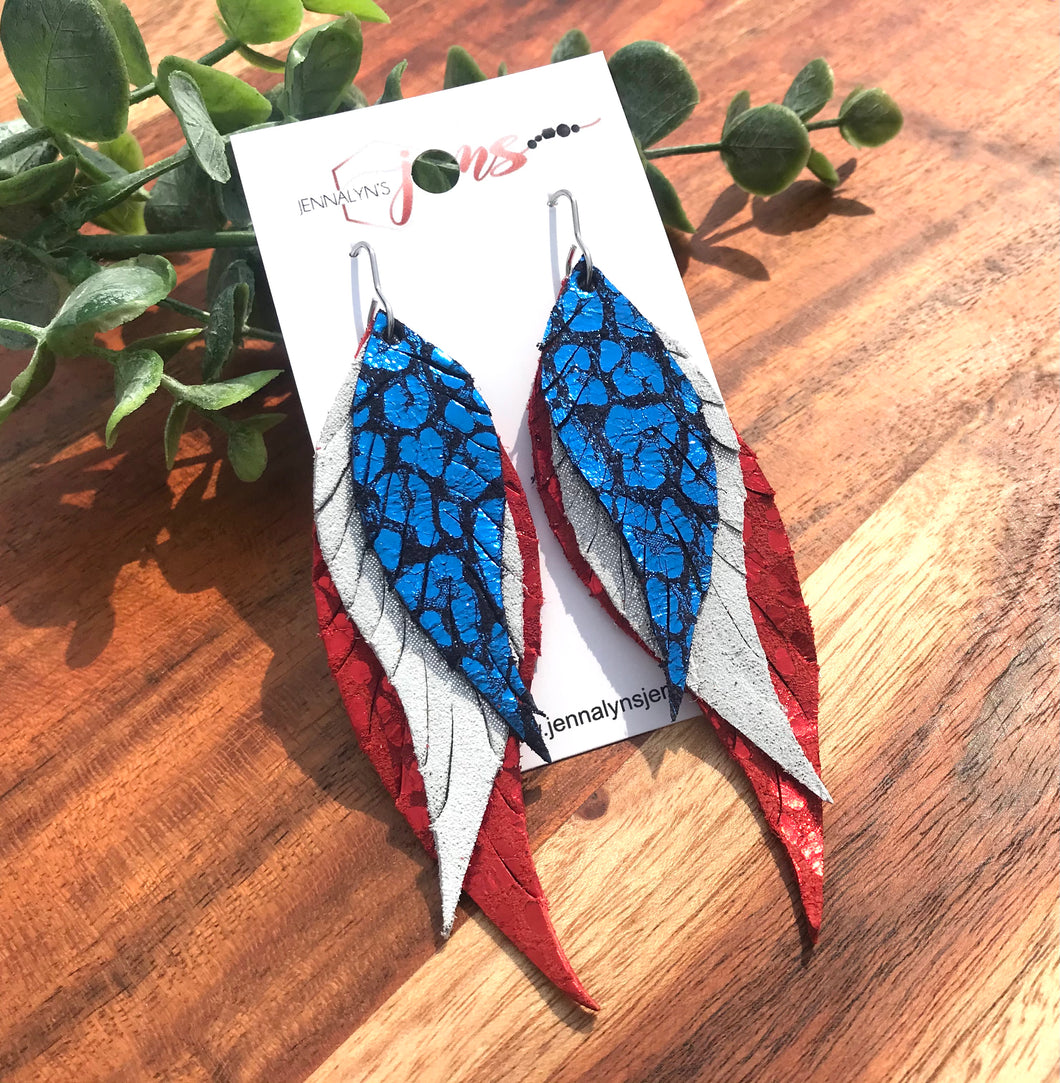 3.5” Feather Earrings